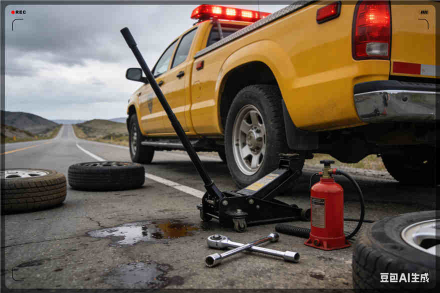 祥云爆胎道路救援-汽车换轮胎