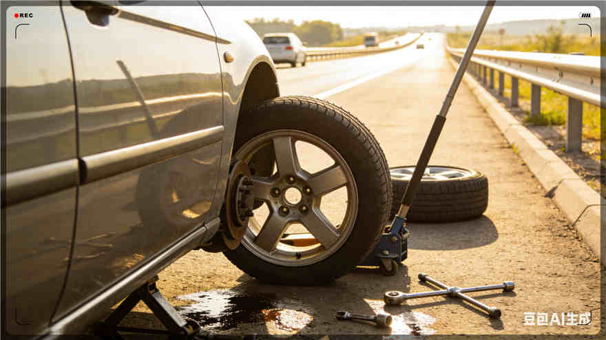 祥云高速公路扎胎-汽车流动补胎